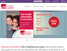 Tablet Screenshot of currentcareri.com